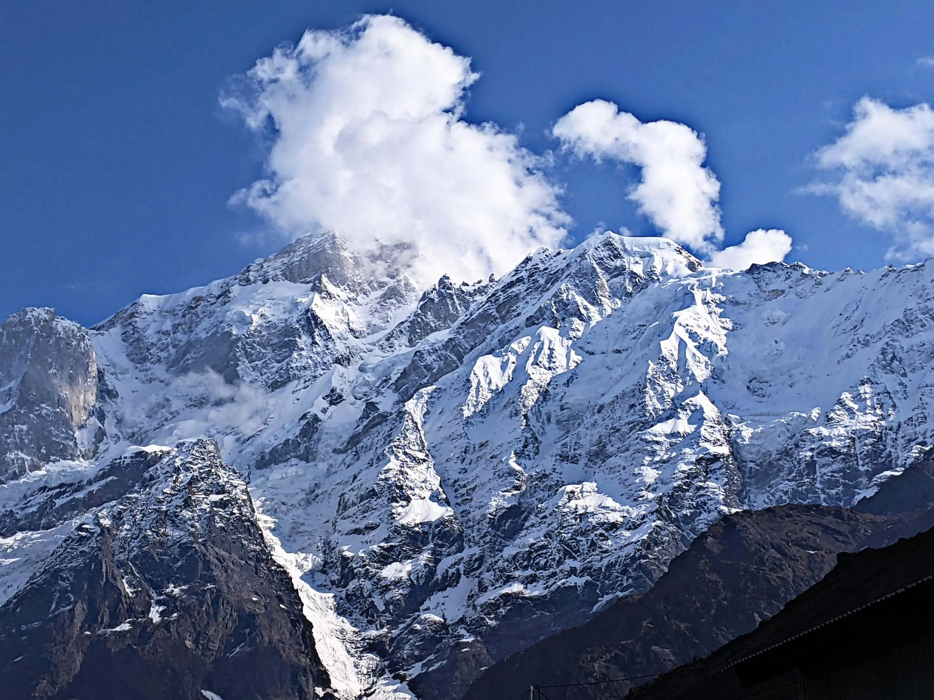 Majestic view of the Himalayan mountains